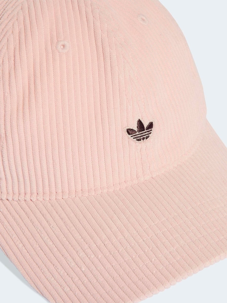 adidas Originals Pink Corduroy Baseball Cap - Image 3 of 3 adidas Originals Pink Corduroy Baseball Cap - Image 3 of 3