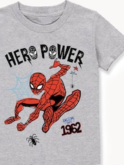 Brands In Grey Marvel Spider-Man Hero T-Shirt - Image 2 of 3