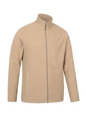 Mountain Warehouse Cream Mens Camber Full Zip Quick Drying Fleece Jacket - Image 2 of 5