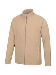 Mountain Warehouse Cream Mens Camber Full Zip Quick Drying Fleece Jacket - Image 4 of 5