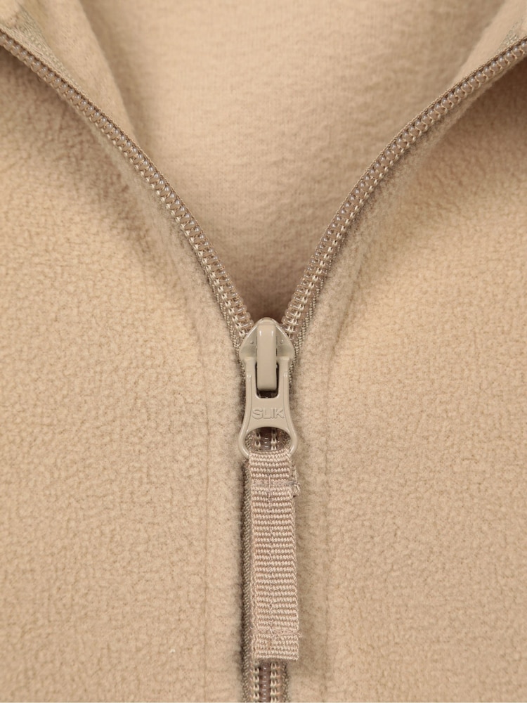 Mountain Warehouse Cream Mens Camber Full Zip Quick Drying Fleece Jacket - Image 5 of 5