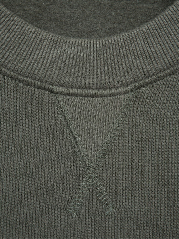 Mountain Warehouse Green Mens Hemsby Sweatshirt - Image 5 of 5