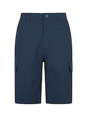 Mountain Warehouse Blue Mens Delta Cargo Quick Drying Stretch Shorts - Image 1 of 6