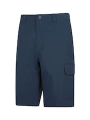 Mountain Warehouse Blue Mens Delta Cargo Quick Drying Stretch Shorts - Image 4 of 6
