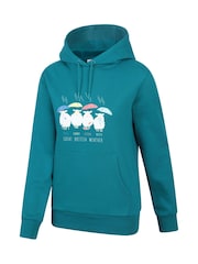 Mountain Warehouse Blue Womens Regular Fit Great British Weather Hoodie - Image 8 of 10