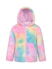 Mountain Warehouse Pink Kids Rainbow Cosy Full Zip Hoodie - Image 1 of 5