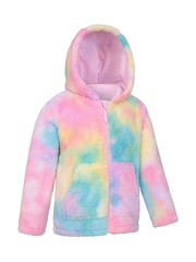 Mountain Warehouse Pink Kids Rainbow Cosy Full Zip Hoodie - Image 2 of 5