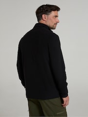 Mountain Warehouse Black Mens Camber Full Zip Quick Drying Fleece Jacket - Image 4 of 4