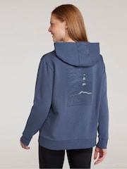 Mountain Warehouse Blue Womens Printed Lighthouse Hoodie - Image 2 of 10