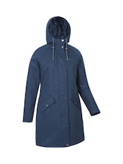 Mountain Warehouse Blue Womens Polperro Waterproof Lightweight Padded Jacket - Image 2 of 6