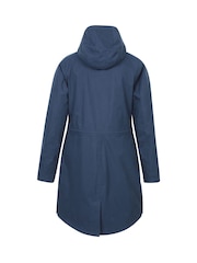 Mountain Warehouse Blue Womens Polperro Waterproof Lightweight Padded Jacket - Image 3 of 6