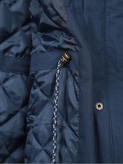 Mountain Warehouse Blue Womens Polperro Waterproof Lightweight Padded Jacket - Image 6 of 6