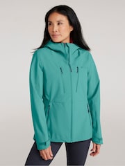 Mountain Warehouse Blue Womens Rainstorm 2.5 Layer Waterproof Jacket - Image 1 of 9