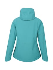 Mountain Warehouse Blue Womens Rainstorm 2.5 Layer Waterproof Jacket - Image 7 of 9