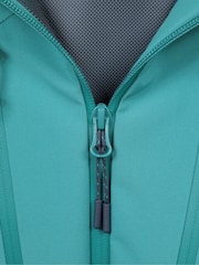 Mountain Warehouse Blue Womens Rainstorm 2.5 Layer Waterproof Jacket - Image 9 of 9