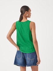 Hush Green Bolt Cotton Slub Tank Top - Image 3 of 4