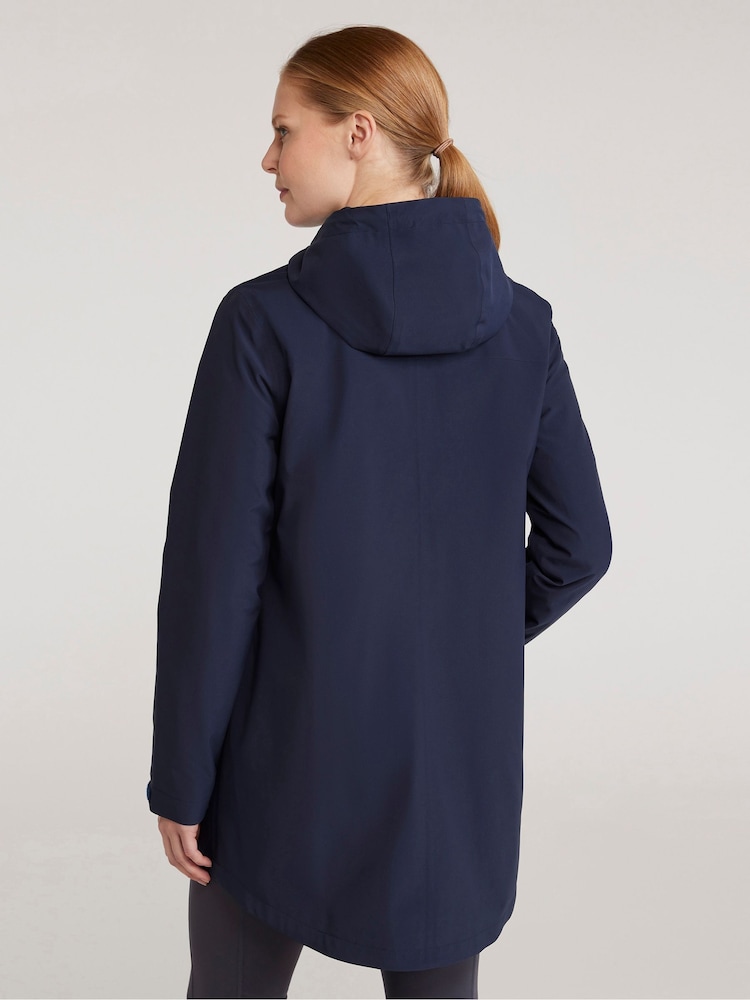 Mountain Warehouse Blue Womens Foxtail Waterproof Fleece Lined Jacket - Image 2 of 10 Mountain Warehouse Blue Womens Foxtail Waterproof Fleece Lined Jacket - Image 2 of 10