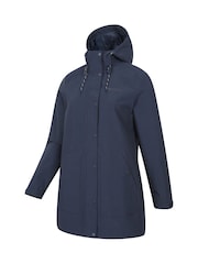 Azul - Mountain Warehouse Womens Foxtail Waterproof Fleece Lined Jacket - Imagen 4 de 6