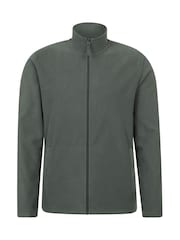 Mountain Warehouse Green Mens Camber Full Zip Quick Drying Fleece Jacket - Image 1 of 5
