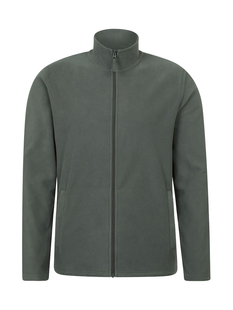 Mountain Warehouse Green Mens Camber Full Zip Quick Drying Fleece Jacket - Image 1 of 5