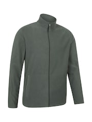 Mountain Warehouse Green Mens Camber Full Zip Quick Drying Fleece Jacket - Image 2 of 5