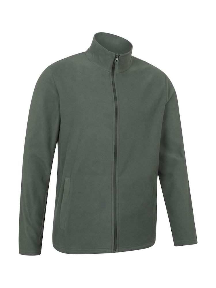 Mountain Warehouse Green Mens Camber Full Zip Quick Drying Fleece Jacket - Image 2 of 5