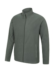 Mountain Warehouse Green Mens Camber Full Zip Quick Drying Fleece Jacket - Image 4 of 5
