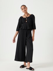 Hush Black Zoe Bandeau Crinkle Top - Image 2 of 6