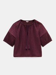 Hush Mae Crinkle Bluse mit Ballonärmeln - Bild 5 von 5