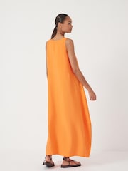 Hush Orange Liddie Air Flow Barrel Tank Dress - Image 3 of 5