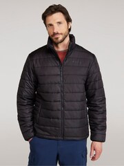 Mountain Warehouse Black Mens Deaks Water Resistant Padded Jacket - Image 1 of 9