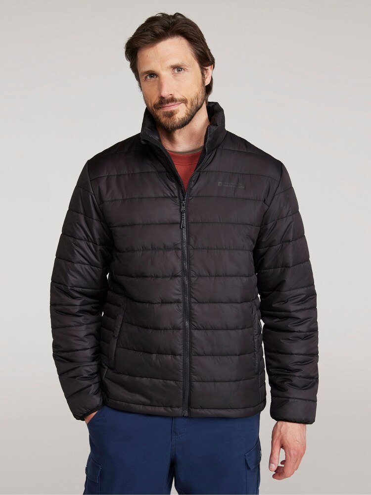 Mountain Warehouse Black Mens Deaks Water Resistant Padded Jacket - Image 1 of 9