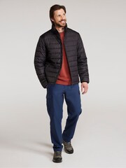 Mountain Warehouse Black Mens Deaks Water Resistant Padded Jacket - Image 2 of 9