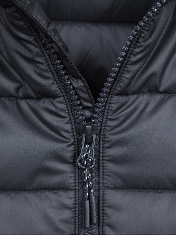 Mountain Warehouse Black Mens Deaks Water Resistant Padded Jacket - Image 9 of 9