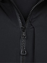 Schwarz - Mountain Warehouse Mens Retreat Water Resistant Packable Softshell Jacket - Bild 5 von 5