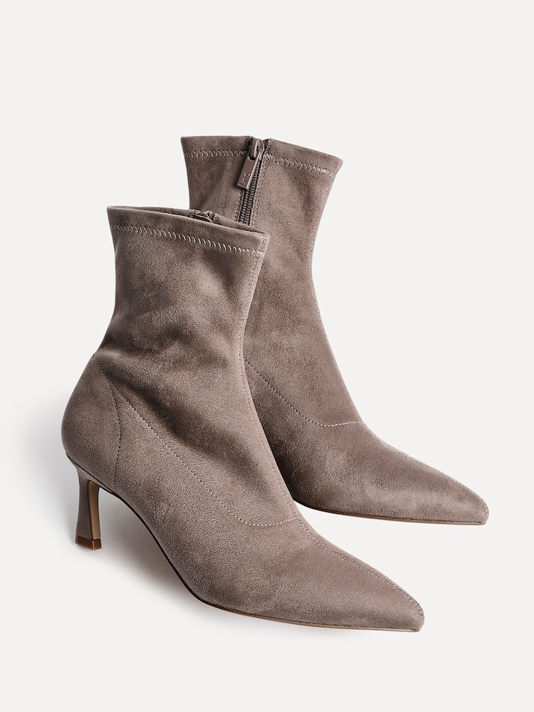 Linzi Brown Upgrade Kitten Heel Ankle Boots - Image 6 of 6 Linzi Brown Upgrade Kitten Heel Ankle Boots - Image 6 of 6