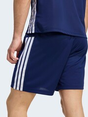 أزرق - adidas Workout Essentials Base 3-Stripes Pique Shorts 7Inch - صورة 5 من 6