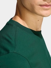 adidas Originals Dark Green Trefoil Essentials T-Shirt - Image 4 of 5