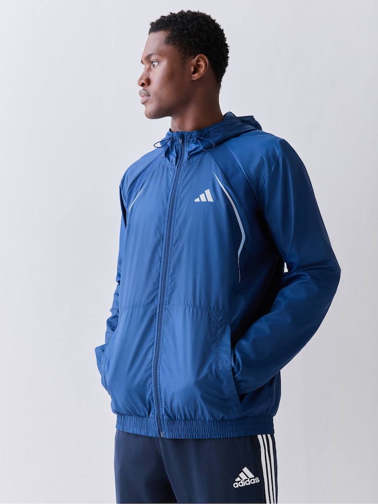 藍色 - adidas Tech Apparel 風衣 - 圖片 1/6