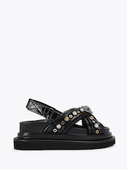 Kurt Geiger London Orson Cross Scallop Sandals - Image 2 of 5