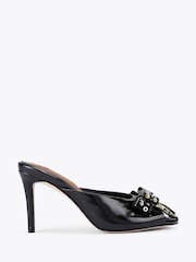Kurt Geiger London Belgravia Stud Bow Mule Sandals - Image 2 of 5