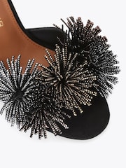 Kurt Geiger London Pom Pom Ankle Tie Sandals - Image 4 of 4