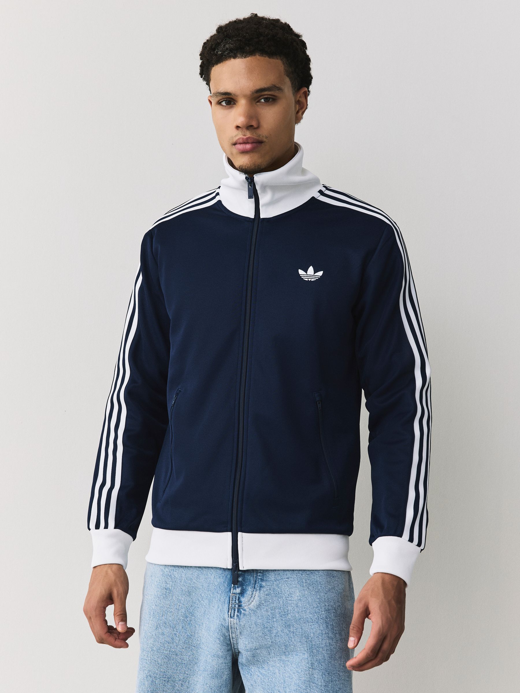Buy adidas Originals Blue Classic Jacket from the Next UK online shop