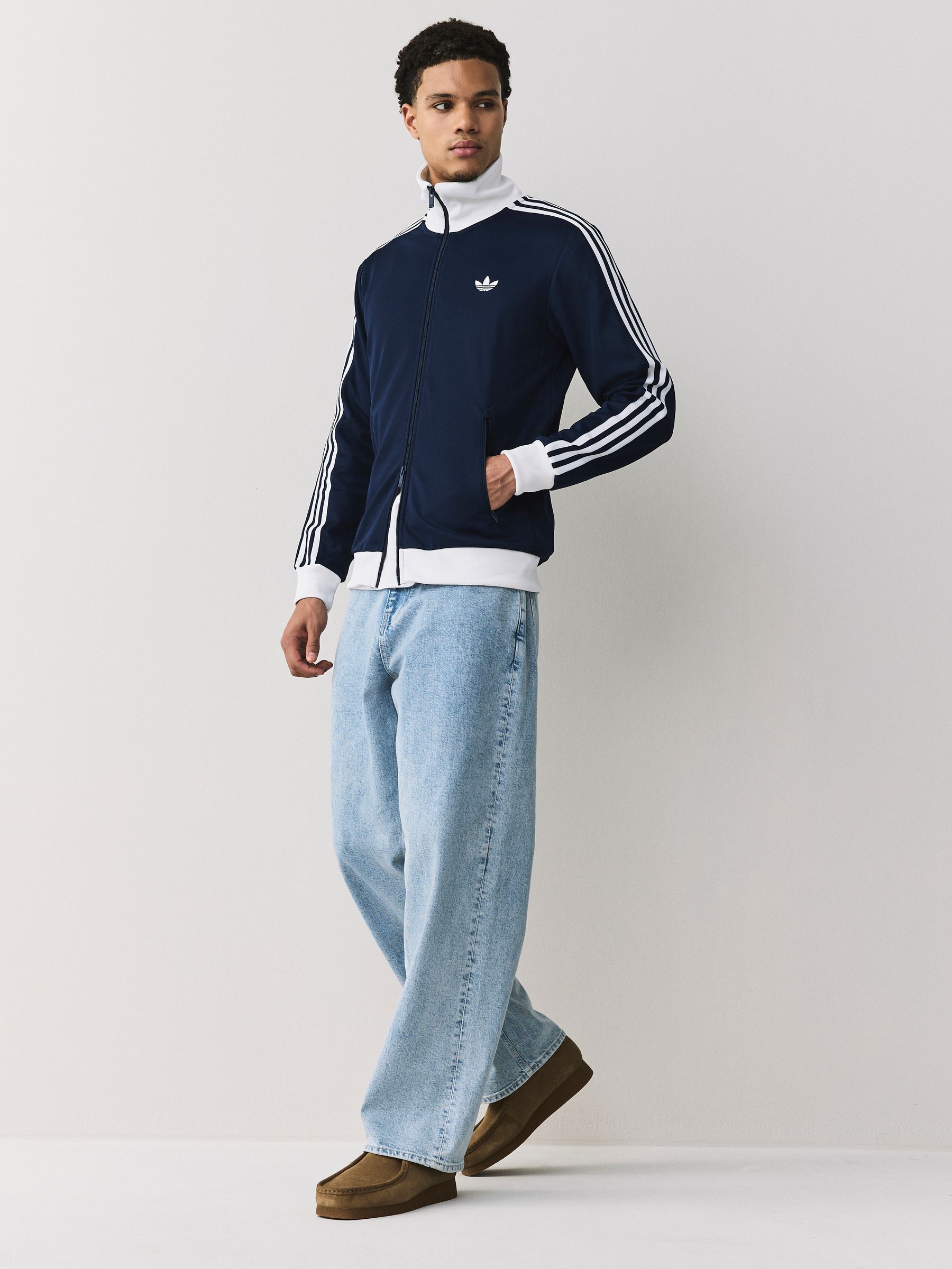 Buy adidas Originals Blue Classic Jacket from the Next UK online shop