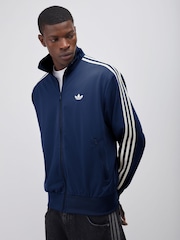 adidas Originals Dark Blue Firebird Track Top - Image 5 of 7