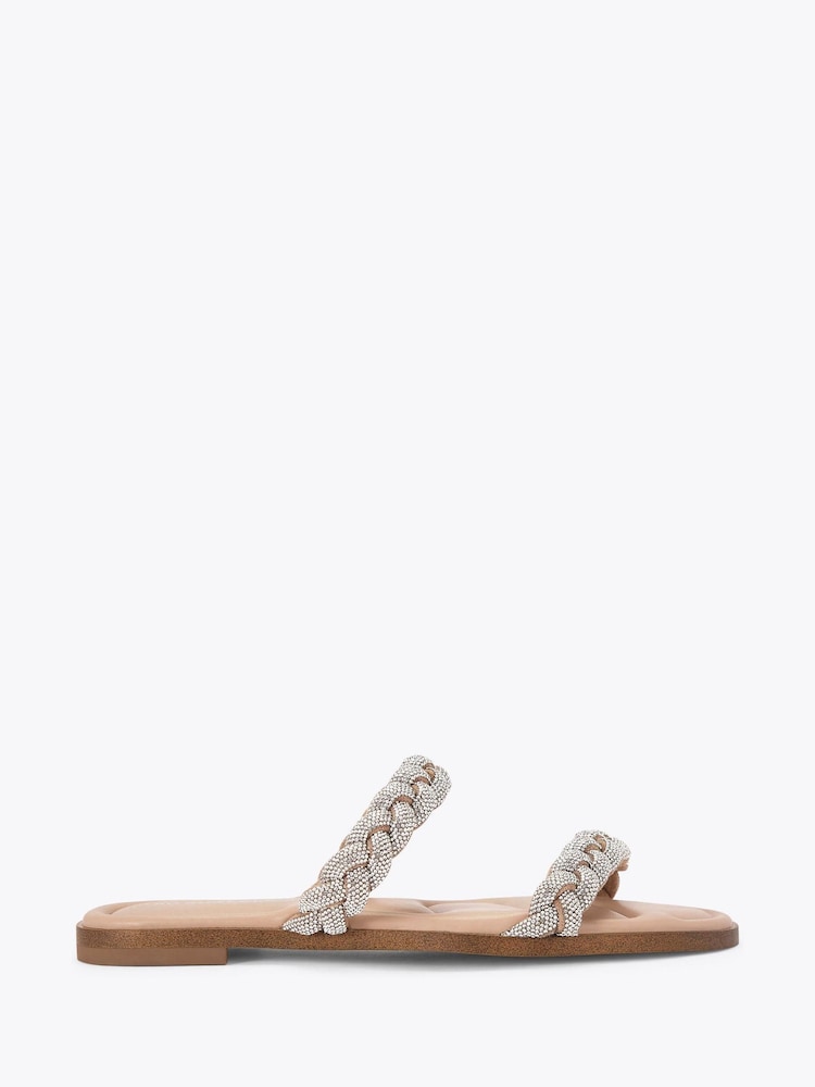 KG Kurt Geiger Chrome RILEY2 Sandals - Image 2 of 5