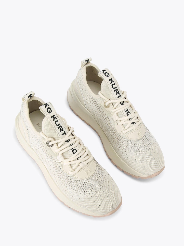 Kg Kurt Geiger Louisa Knit Gem Trainers - Image 2 of 4