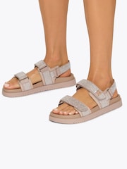 KG Kurt Geiger Pink Rory Gem2 Sandals - Imagem 1 de 5