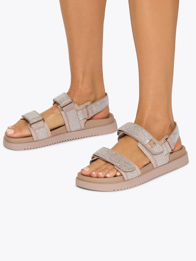 KG Kurt Geiger Pink Rory Gem2 Sandals - Imagem 1 de 5
