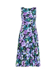Gina Bacconi Jeselle Floral Printed Black Dress - Image 6 of 6
